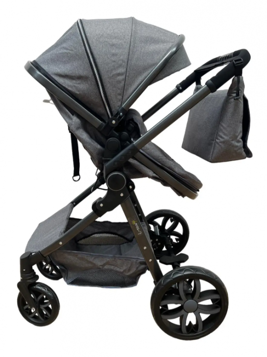 Carucior, pentru copii, 2 in 1, ultrapliabil, Landou detasabil si reversibil [2]