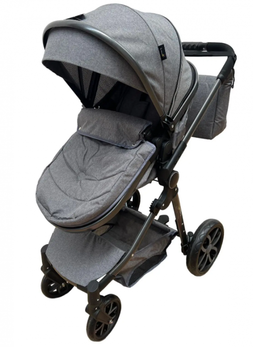 Carucior, pentru copii, 2 in 1, ultrapliabil, Landou detasabil si reversibil [4]