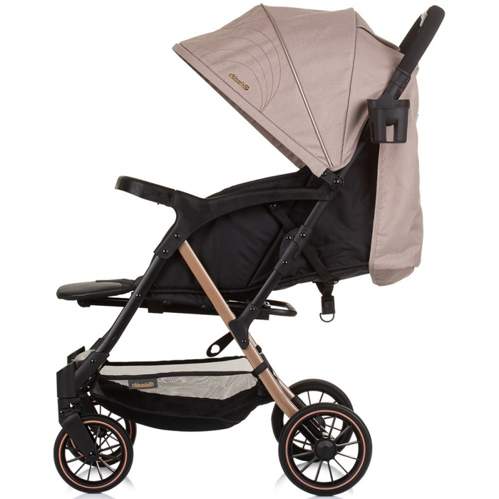 Carucior sport Chipolino Amber cu husa picioare macadamia [4]