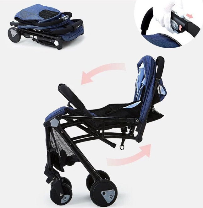 Carucior sport copii, pliere troler, usor, Model Alfabet, Pentru baieti si fete [6]