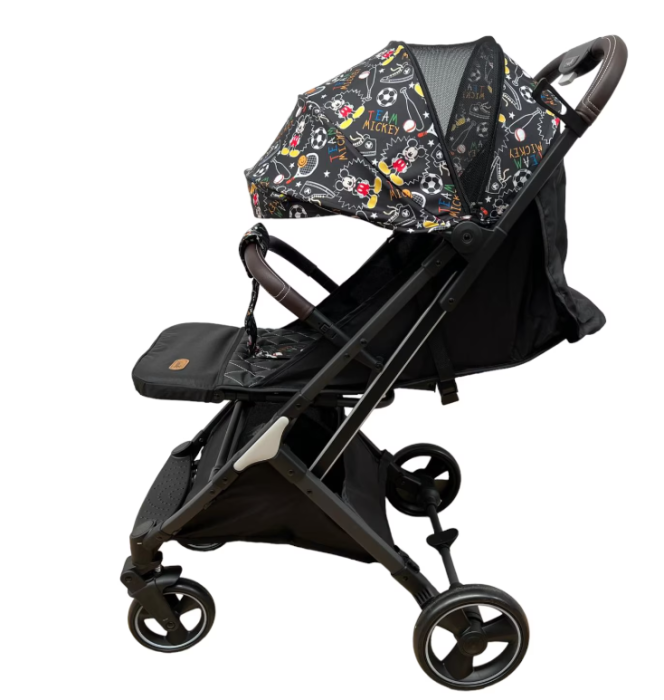 Carucior sport, cu husa pentru picioare, Pliere Troller, Spatar reglabil, Tehnologia inovatoare One-Hand Folding, capotina reglabila, Mickey Mouse [2]