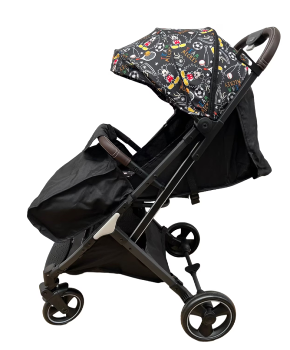 Carucior sport, cu husa pentru picioare, Pliere Troller, Spatar reglabil, Tehnologia inovatoare One-Hand Folding, capotina reglabila, Mickey Mouse [6]