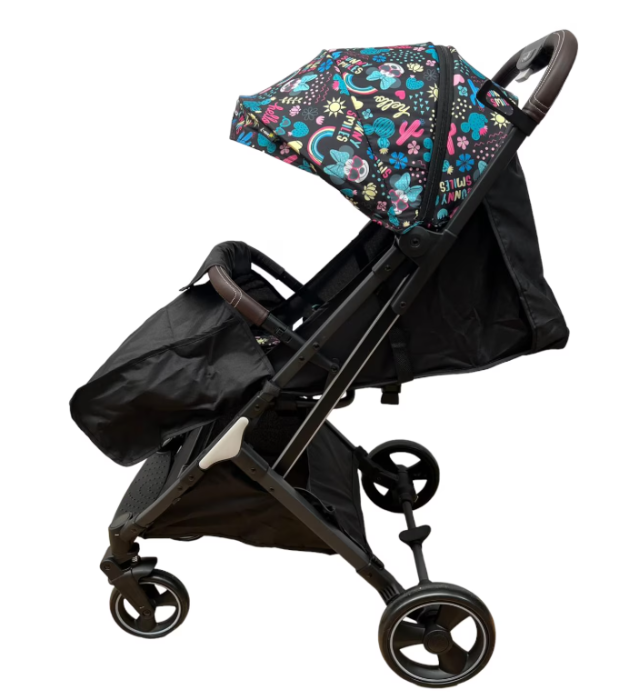 Carucior sport, cu husa pentru picioare, Pliere Troller, Spatar reglabil, Tehnologia inovatoare One-Hand Folding, capotina reglabila, Minnie Mouse [3]