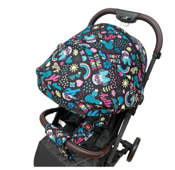 Carucior sport, cu husa pentru picioare, Pliere Troller, Spatar reglabil, Tehnologia inovatoare One-Hand Folding, capotina reglabila, Minnie Mouse [5]