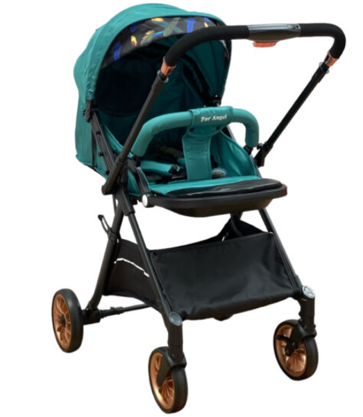 Carucior sport cu pliere troler, maner reversibil, Angel [10]