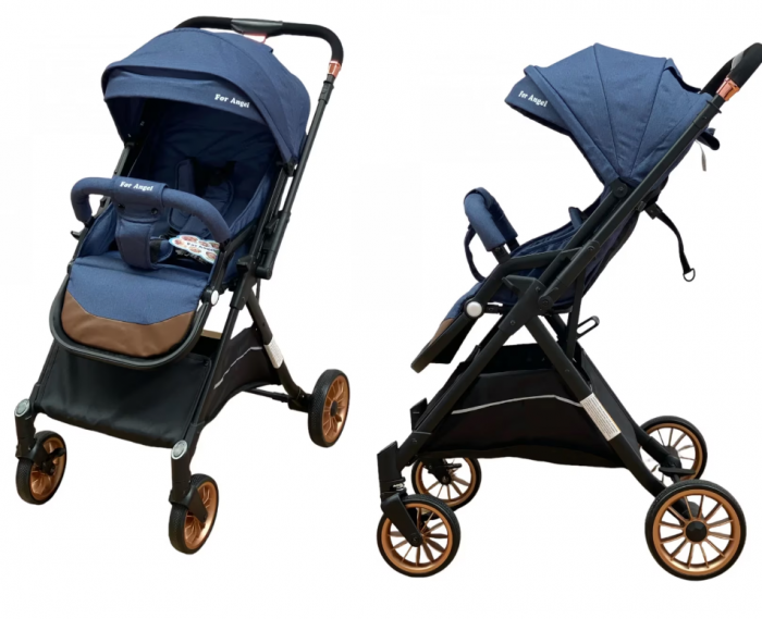 Carucior sport cu pliere troler, maner reversibil, Angel [2]