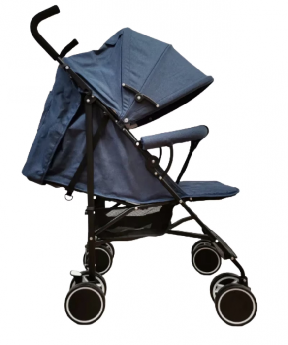 Carucior sport tip umbrela Sage Baby, roti duble, pozitie somn, varsta 6-36 luni, albastru [2]