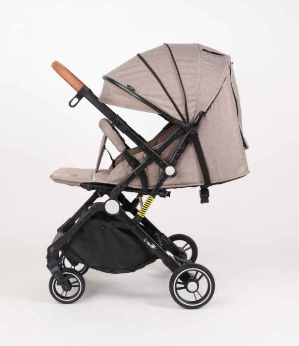 Carucior Sport pentru Copii, cu pozitie de somn, Troller transport par avion, Spatar reglabil prin centura, Geanta pentru scutece, Tehnologia inovatoare One-Hand Folding, Maner reversibil [2]