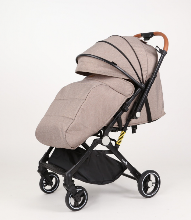 Carucior Sport pentru Copii, cu pozitie de somn, Troller transport par avion, Spatar reglabil prin centura, Geanta pentru scutece, Tehnologia inovatoare One-Hand Folding, Maner reversibil [4]