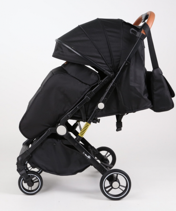 Carucior Sport pentru Copii, cu pozitie de somn, Troller transport par avion, Spatar reglabil prin centura, Geanta pentru scutece, Tehnologia inovatoare One-Hand Folding, Maner reversibil [11]