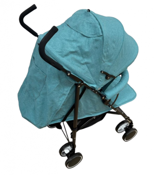 Carucior sport tip umbrela Sage Baby, roti duble, pozitie somn, varsta 6-36 luni, turcoaz [2]