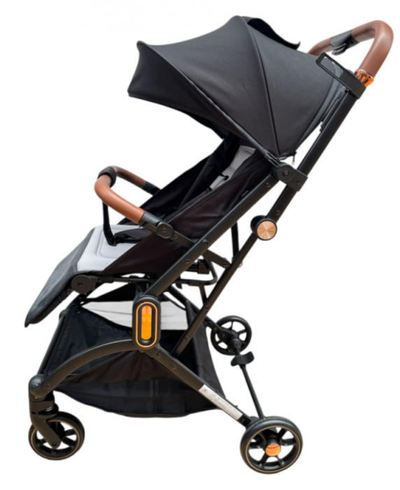 Carucior Sport pentru Copii, cu pozitie de somn, Troller, Spatar reglabil prin centura, Tehnologia inovatoare One-Hand Folding, Suspensii si copertina reglabila [2]