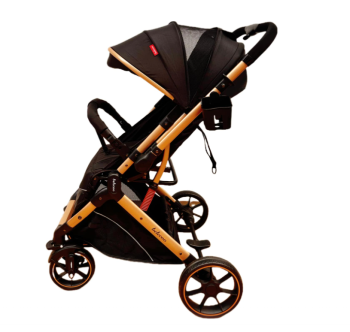 Carucior Sport Pentru Copii, Maner reversibil, Suport biberon, Plasa de tantari, Copertina extensibila, Cu suspensii, Recomandat transport par avion, Belecoo [2]