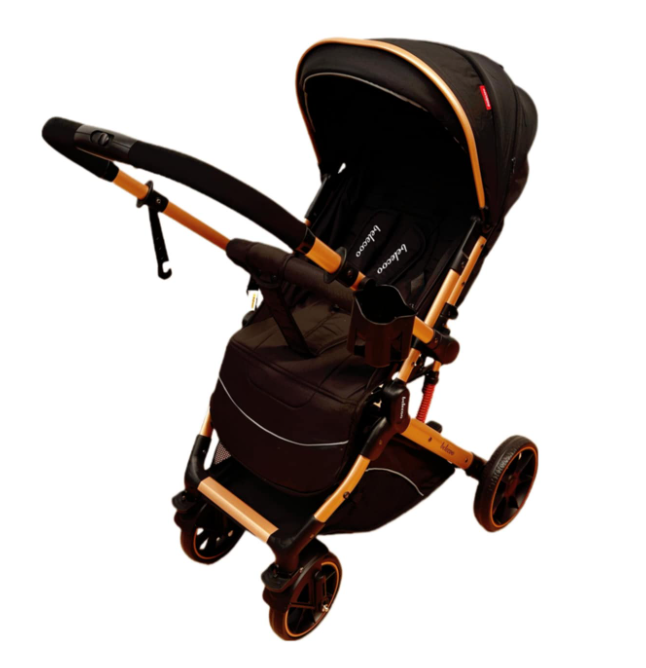 Carucior Sport Pentru Copii, Maner reversibil, Suport biberon, Plasa de tantari, Copertina extensibila, Cu suspensii, Recomandat transport par avion, Belecoo [4]