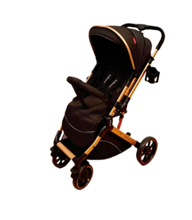 Carucior Sport Pentru Copii, Maner reversibil, Suport biberon, Plasa de tantari, Copertina extensibila, Cu suspensii, Recomandat transport par avion, Belecoo [6]