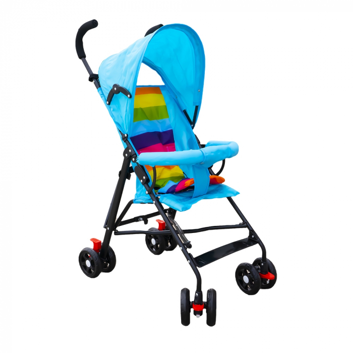 Carucior sport, pliere tip umbrela, Albastru denim [1]