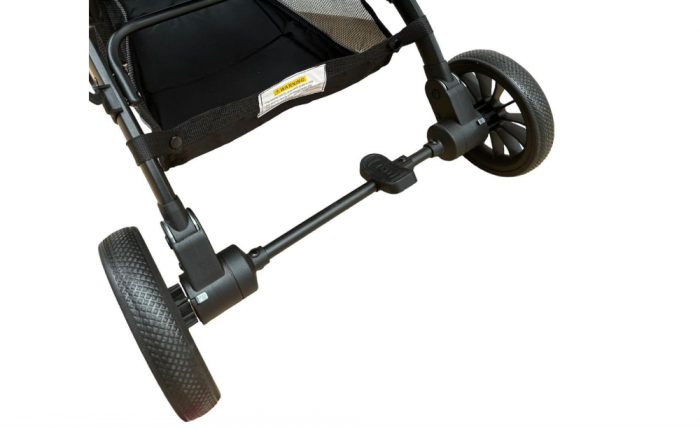 Carucior sport, tip troler, Cu husa de iarna detasabila, Roti cauciuc, Strangere ultracompacta, S1, Rosu grena [9]