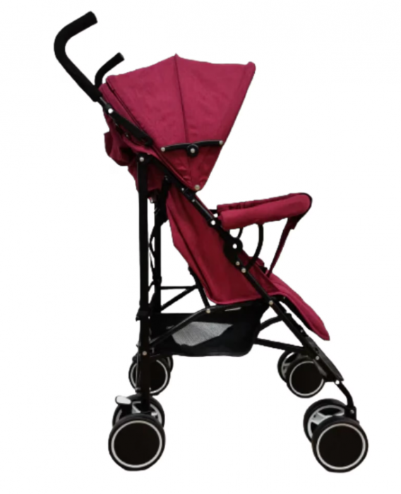 Carucior sport tip umbrela Sage Baby, roti duble, pozitie somn, varsta 6-36 luni, Rosu [2]
