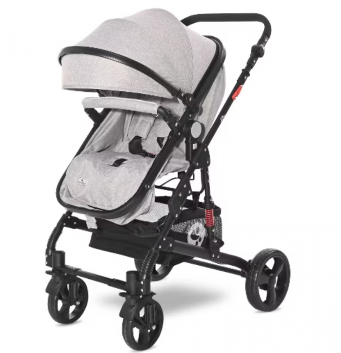 Carucior transformabil, 2in 1, Alba Classic, cu saltea suplimentara, Candy Pink [2]