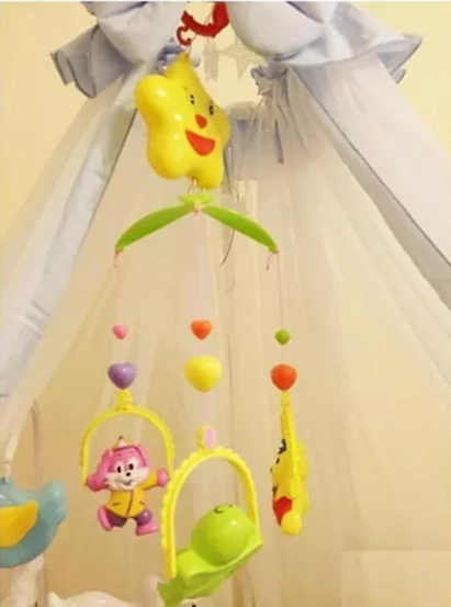 Carusel muzical, cu cheita, Multicolor [3]