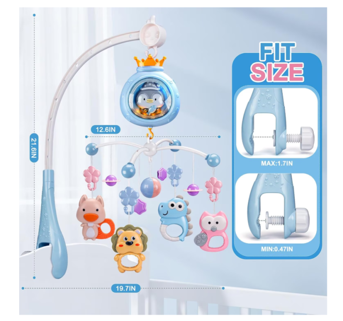 Carusel patut cu muzica si proiector, cu telecomanda [5]