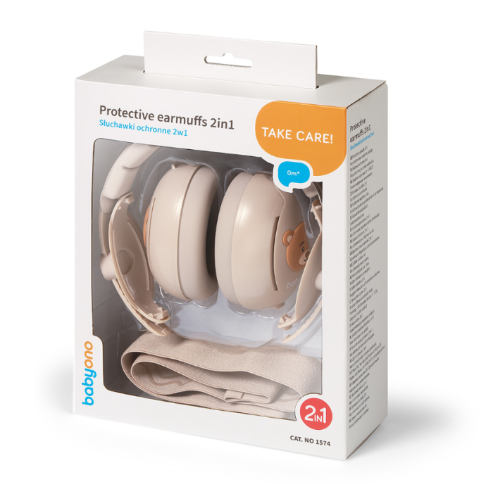 Casti antifonice de protectie 2 in 1 copii, Babyono 1574 [3]