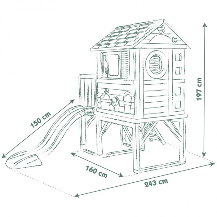 Casuta pentru copii Smoby Life pe piloni [2]