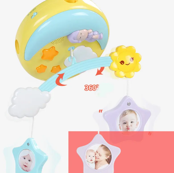 Centru de activitati, pentru  bebe, sunete din natura, Saltea cu Proiectii [6]