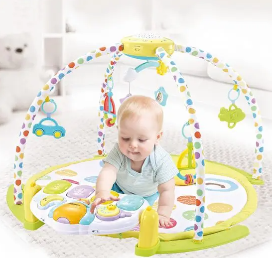 Centru de activitati, pentru  bebe, sunete din natura, Saltea cu Proiectii [2]