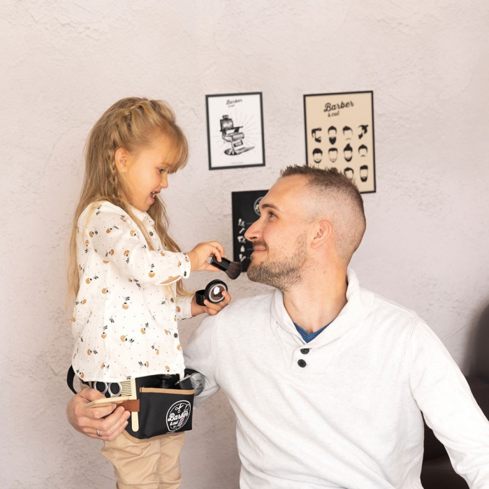 Centura frizer Smoby Barber and Cut negru cu accesorii [10]