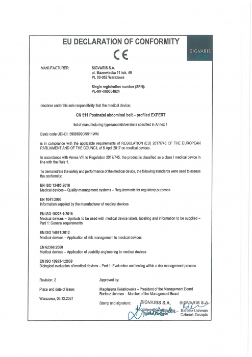 Centura postnatala cu intaritura laterala Babyono 511 XS [4]