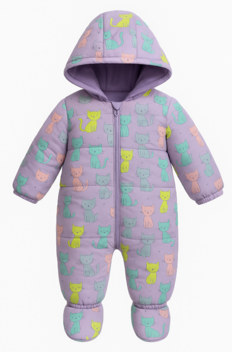 Combinezon bebe, imblanit, model pisicuta [1]