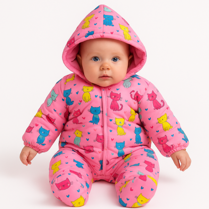 Combinezon bebe, imblanit, model pisicuta [2]