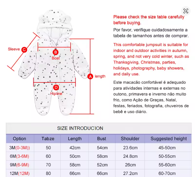 Combinezon bebelusi, Flausat, Cu urechi, Albastru [2]
