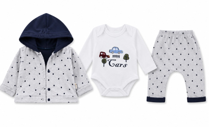 Compleu 3 piese, cu body, stilizat, Cars [2]
