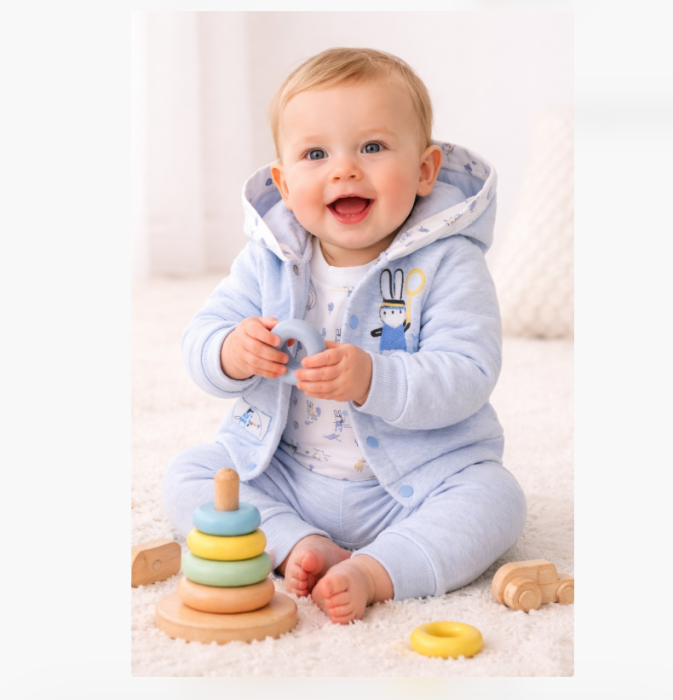 Compleu 3 piese, cu body, Tenis baby [2]