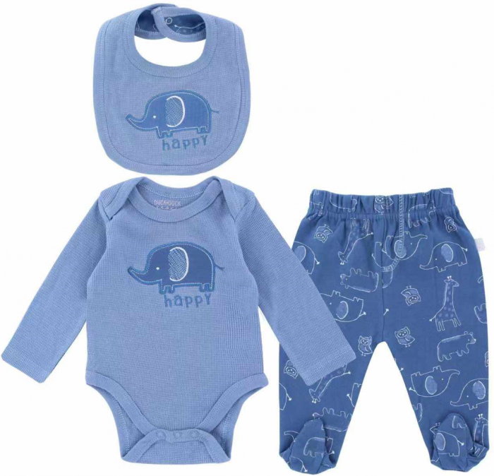 Compleu 3 piese, Vitamins Baby, Albastru [1]