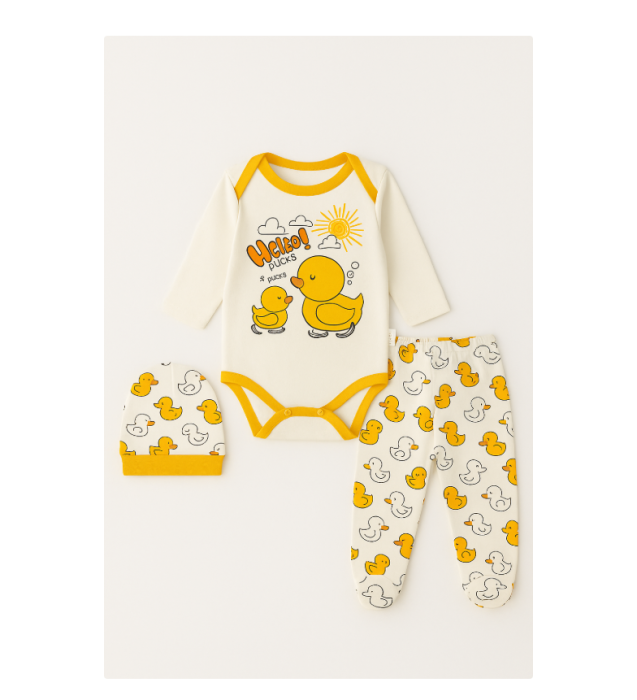 Set nou nascut, 3 piese, Ratuste [1]