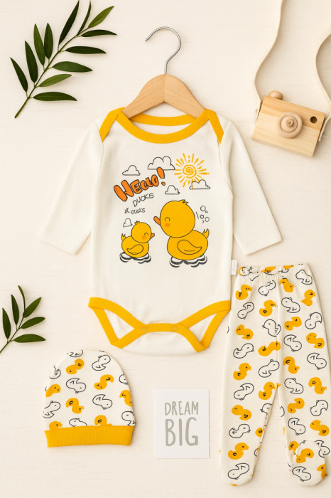 Set nou nascut, 3 piese, Ratuste [3]