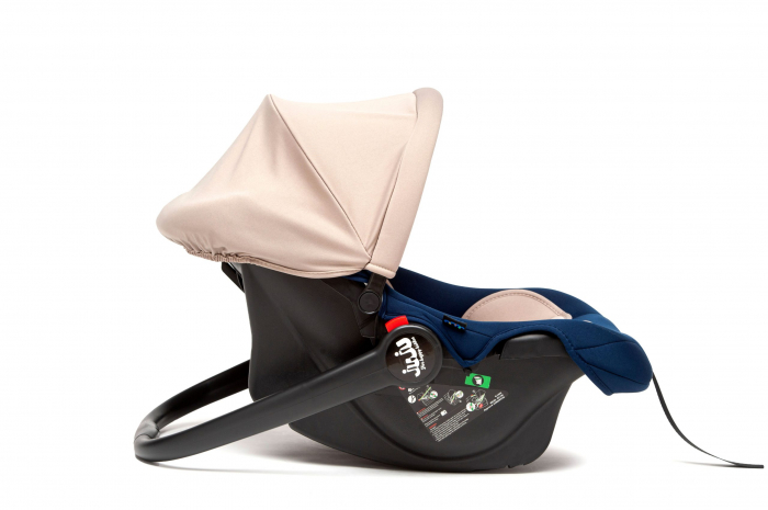 Cos Auto Juju Baby Boo i-Size, Bej-Bleumarin [4]