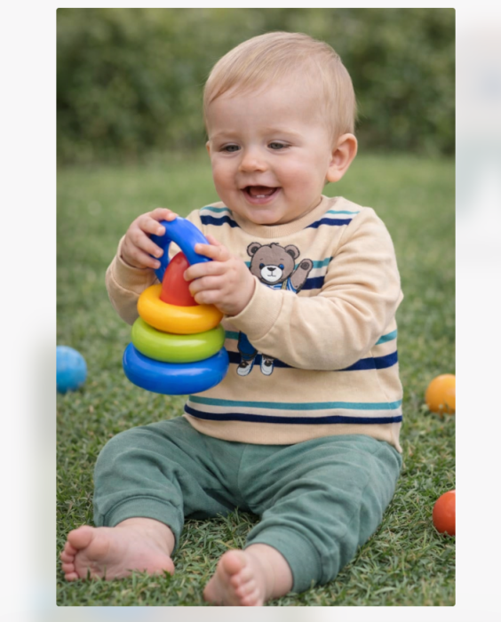 Costumas copii, ursulet, Verde [2]