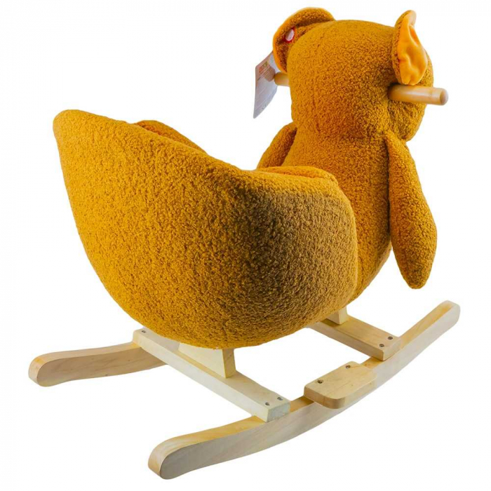 Balansoar Pentru Bebelusi, Ursulet, Maro, 60x34x45 Cm [3]