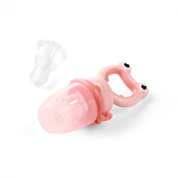 Dispozitiv hranire copii cu rasucire Babyono broscuta roz [13]