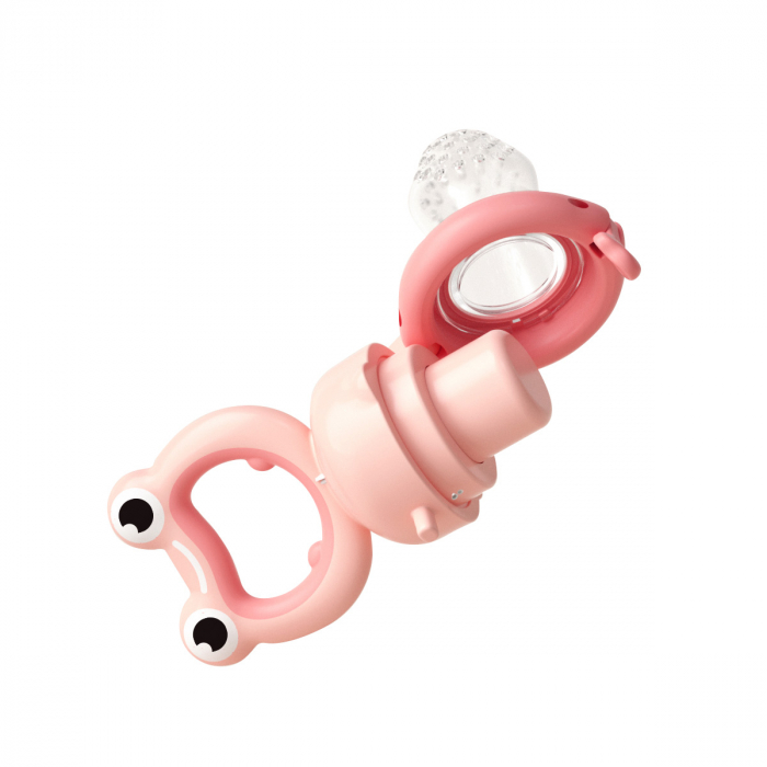 Dispozitiv hranire copii cu rasucire Babyono broscuta roz [6]