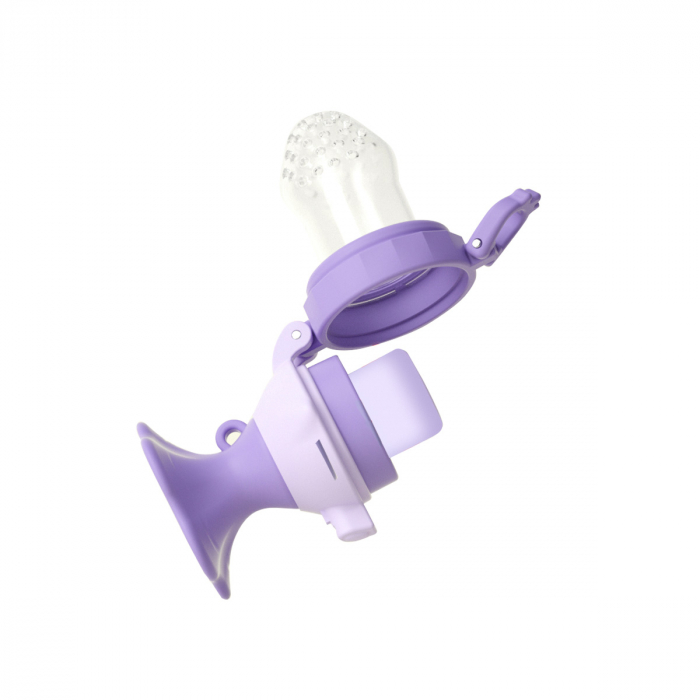 Dispozitiv hranire copii cu rasucire Babyono floare mov [6]