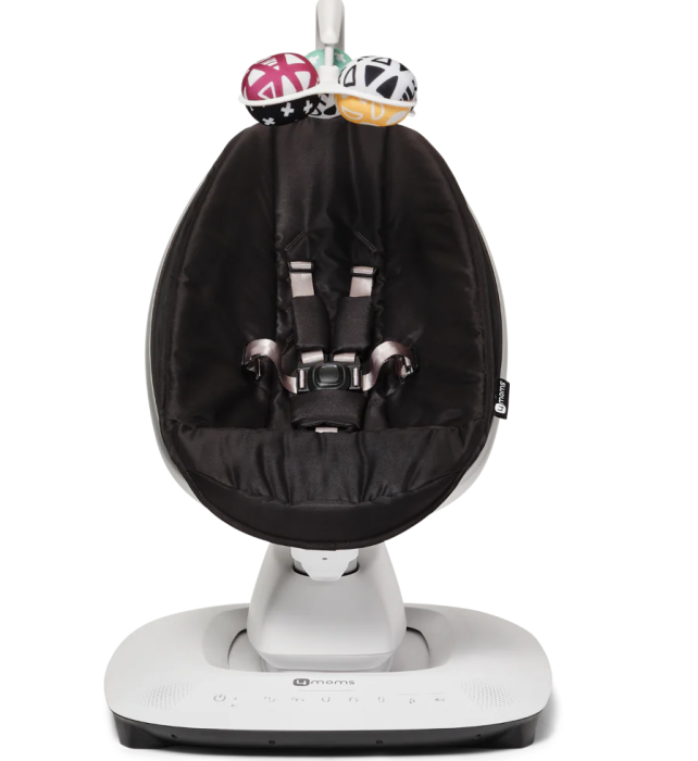 Fotoliu Balansoar Bebelusi 4MOMS MamaRoo 5.0 CLASSIC BLACK [1]