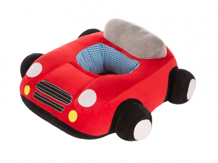 Fotoliu bebe, Masinuta, Rosu si Negru, Dimensiune 60 x 70 x 25 cm [4]