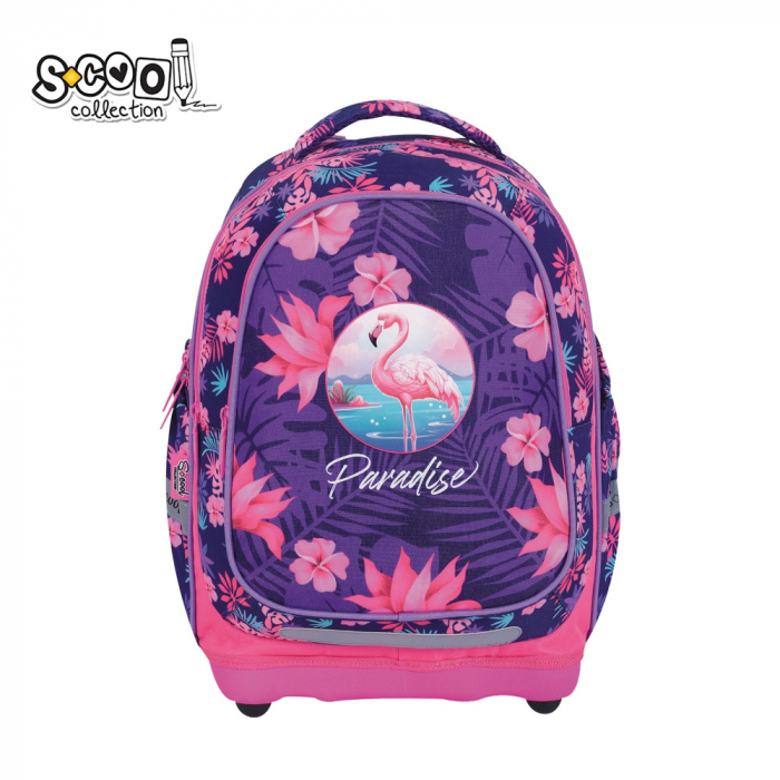 Ghiozdan anatomic FLAMINGO, 39x33x18 cm - S-COOL [1]