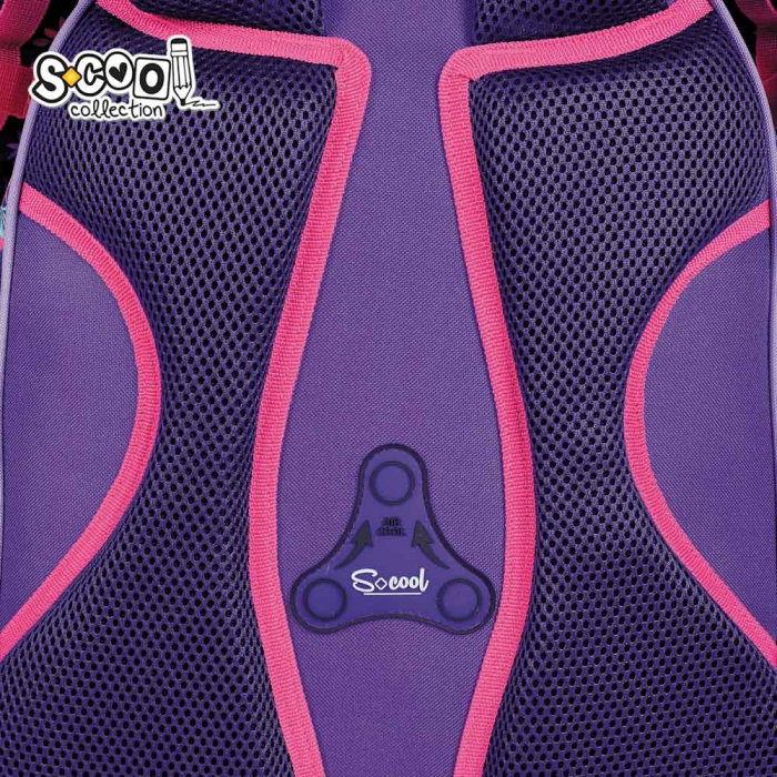 Ghiozdan anatomic FLAMINGO, 39x33x18 cm - S-COOL [8]