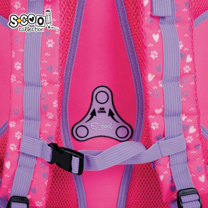 Ghiozdan anatomic KITTY LOVE, 39x33x18 cm - S-COOL [9]